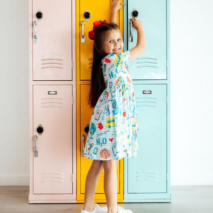 School Rules S/S Pocket Twirl Dress