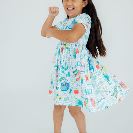 School Rules S/S Pocket Twirl Dress