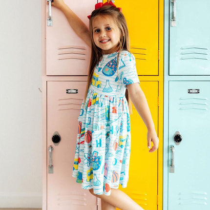 School Rules S/S Pocket Twirl Dress
