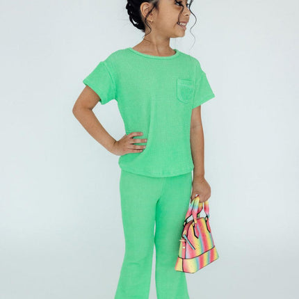 SALE Seafoam Green Scrunchy Bells