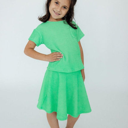 SALE Seafoam Green Scrunchy Twirl Skort