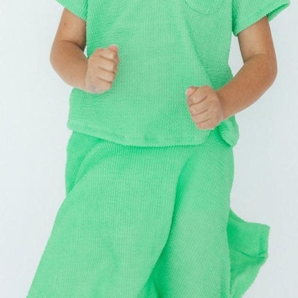 SALE Seafoam Green Scrunchy Twirl Skort