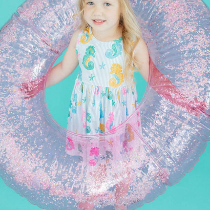 Seahorse Swirl Tank Twirl Dress