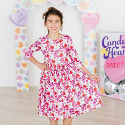 Secret Garden 3/4 Pocket Twirl Dress