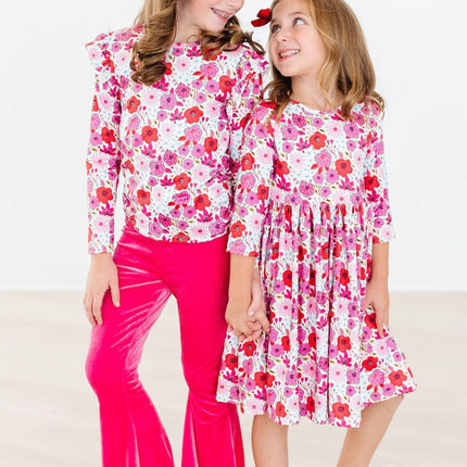 Secret Garden 3/4 Pocket Twirl Dress