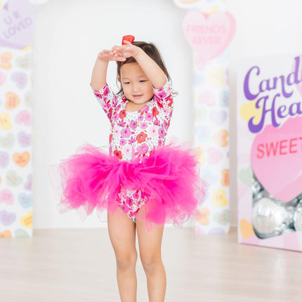 SALE Secret Garden 3/4 Sleeve Tutu Leotard