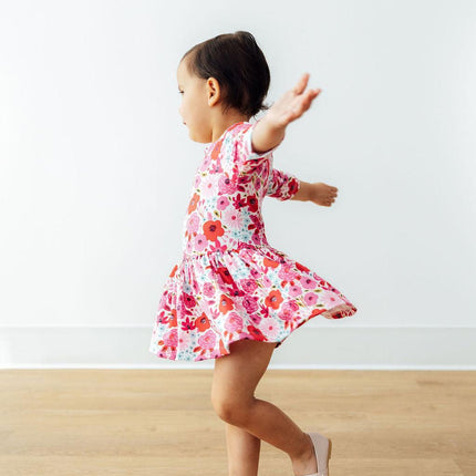 Secret Garden 3/4 Sleeve Twirl Bodysuit