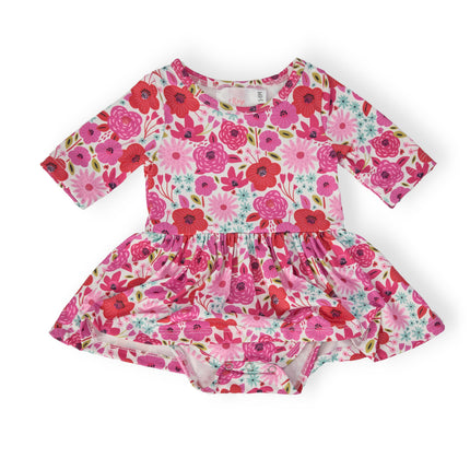 Secret Garden 3/4 Sleeve Twirl Bodysuit