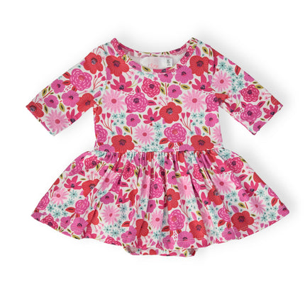 Secret Garden 3/4 Sleeve Twirl Bodysuit