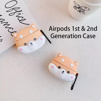 Cute Shiba AirPods Case Cover – Compatible 3rd Gen or Pro