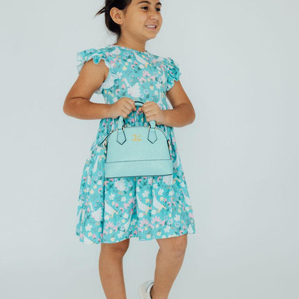 Silly Goose Flutter Sleeve Twirl Dress
