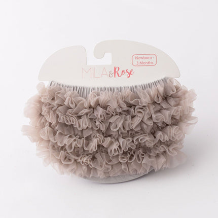 SALE Silver Ruffle Bum Bloomer