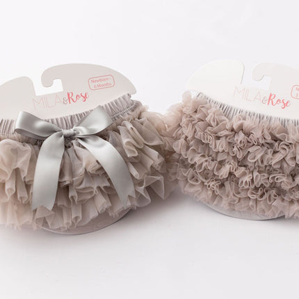 SALE Silver Ruffle Tutu Bloomer