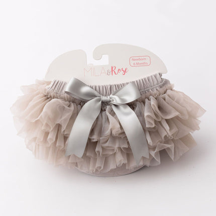 SALE Silver Ruffle Tutu Bloomer