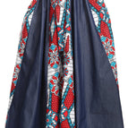 One Size / 2296Red/Turquoise-ornate