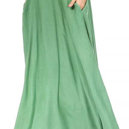Sakkas Noemi Women's Long Maxi Summer Casual Boho Skirt Elastic Waist & Pockets