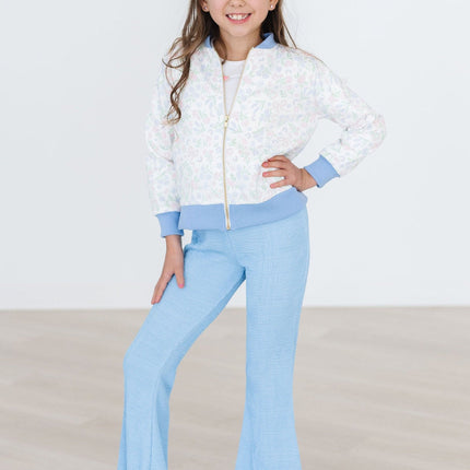 SALE Sky Blue Scrunchy Bells