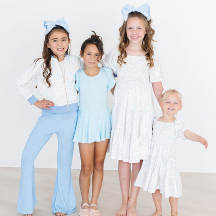 SALE Sky Blue Scrunchy Bells