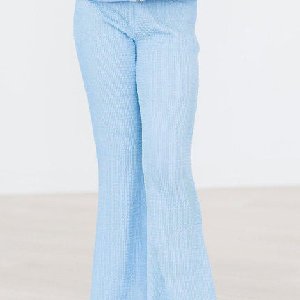 SALE Sky Blue Scrunchy Bells