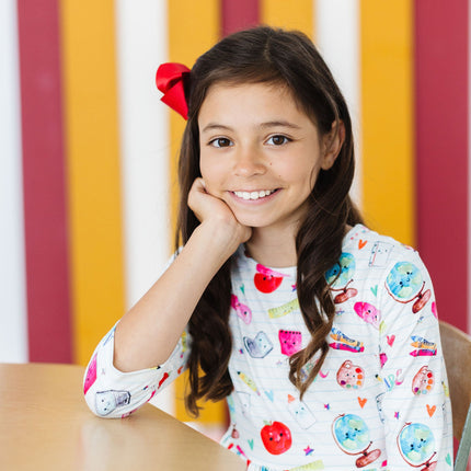 Smarty Pants 3/4 Sleeve Pocket Twirl Dress