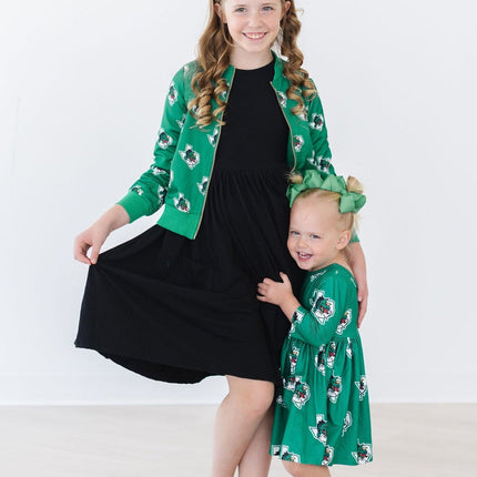 Southlake Carroll Dragons 3/4 Sleeve Pocket Twirl Dress
