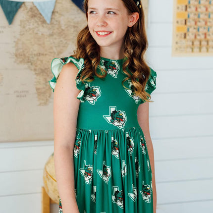 Southlake Carroll Dragons Flutter Twirl Dress