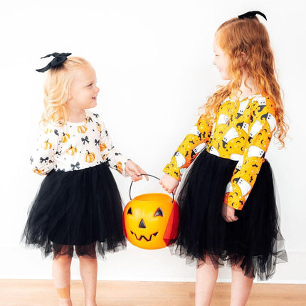 Pretty in Pumpkin L/S Tutu Dress