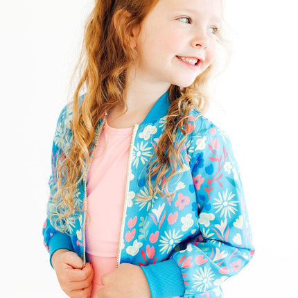 Springtime Splendor Satin Jacket