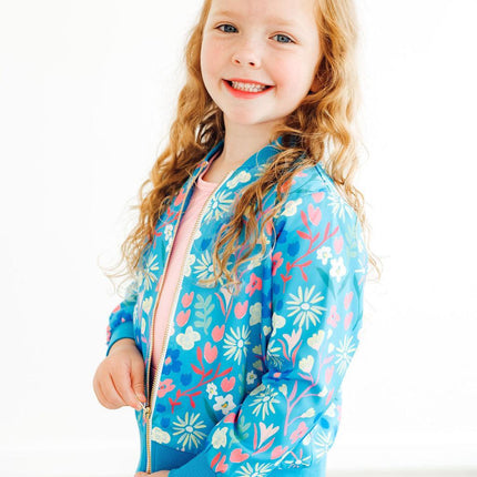 Springtime Splendor Satin Jacket