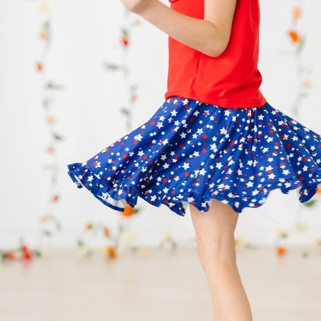 Star Bright Ruffle Twirl Skort - Dashing Nova