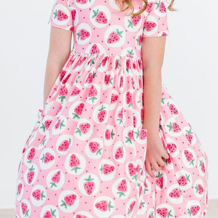 Strawberry Fields S/S Pocket Twirl Dress