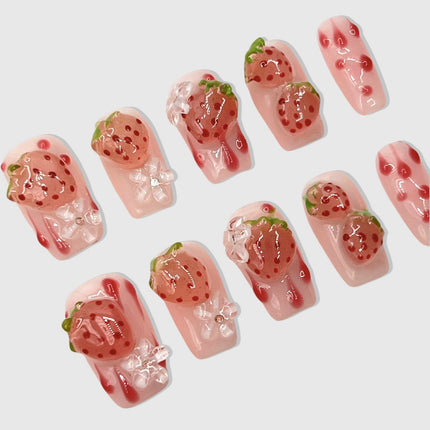 Strawberry Shortcake Press On Nails