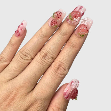 Strawberry Shortcake Press On Nails