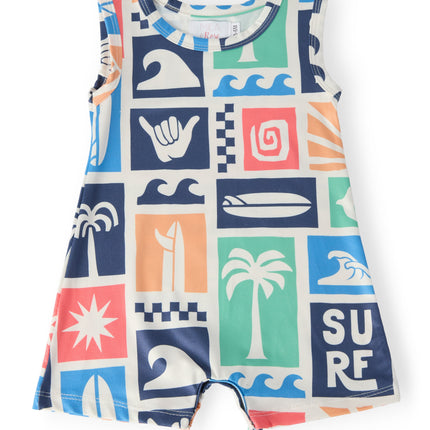 Summer Surfer Shorty One-Piece