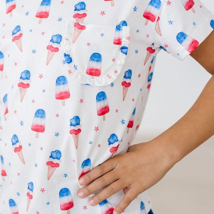 Summer Sweets Ruffle Pocket Tee