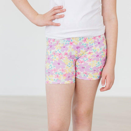 Summer Watercolor Twirl Shorts