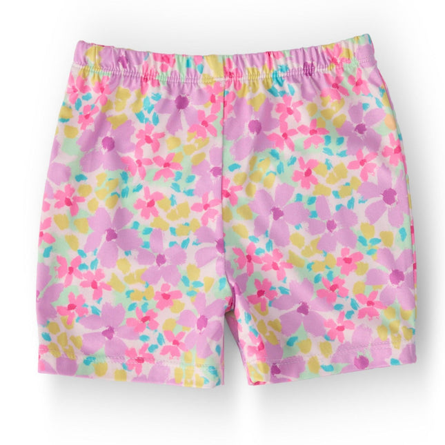 Summer Watercolor Twirl Shorts - Dashing Nova
