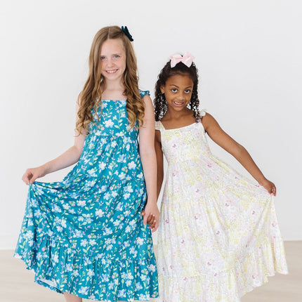 SALE Sunny Days Ruffle Maxi Dress