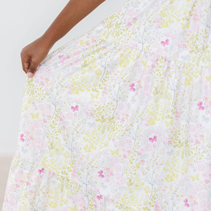 SALE Sunny Days Ruffle Maxi Dress