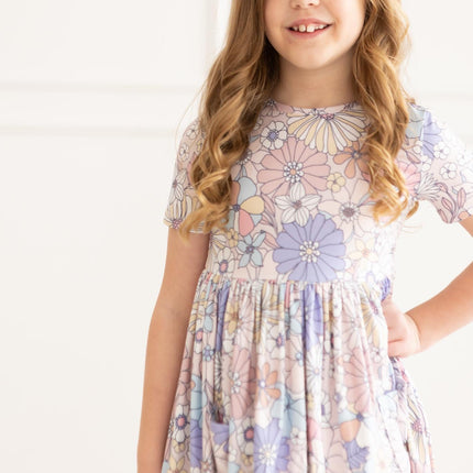 Sweet Escape Floral S/S Pocket Twirl Dress