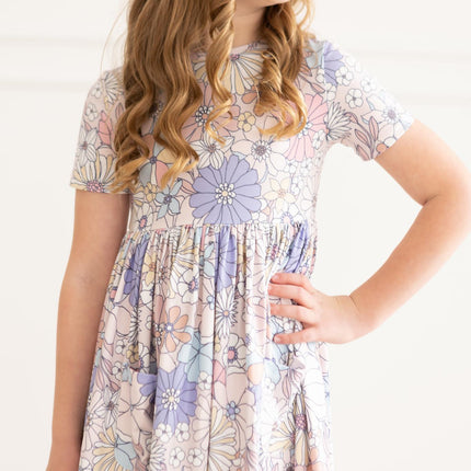 Sweet Escape Floral S/S Pocket Twirl Dress