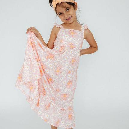 Sweet & Sunny Ruffle Maxi Dress