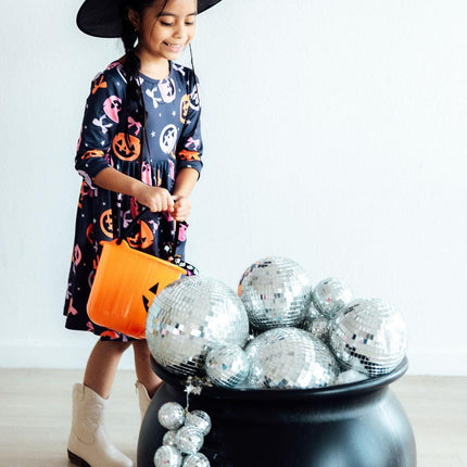 Sweet Tooth 3/4 Sleeve Pocket Twirl Dress