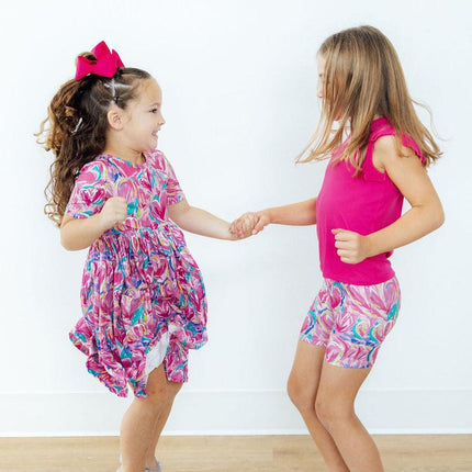 Sweetheart Scribbles S/S Pocket Twirl Dress