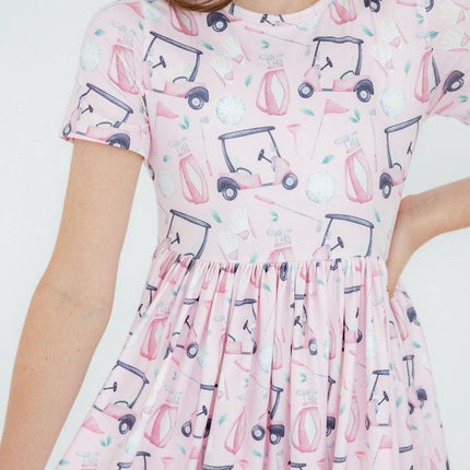 Tee Time S/S Pocket Twirl Dress