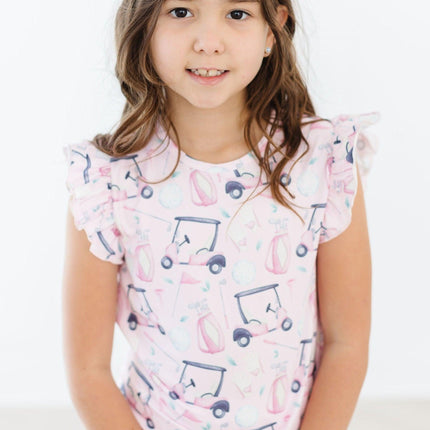 Tee Time S/S Ruffle Tee