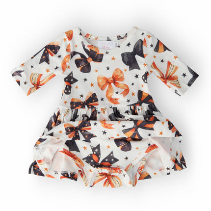 Trick or Twirl 3/4 Sleeve Twirl Bodysuit