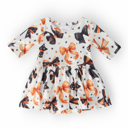 Trick or Twirl 3/4 Sleeve Twirl Bodysuit