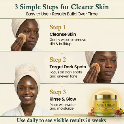 AMVital Turmeric Kojic Acid Cleansing Pads - Dashing Nova