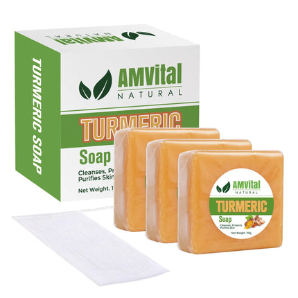 AMVital Turmeric Soap Bar for Face & Body - Dashing Nova